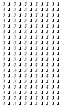 Animated repeating letter J pattern motion background with black typography on white for abstract visual design