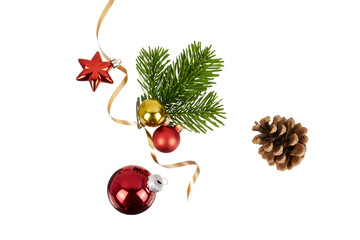 Obraz na płótnie Canvas christmas decoration isolated