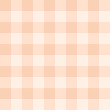 Delicate Peach & Warm Cream Gingham &mdash; Soft Pastel Plaid Seamless Pattern. perfect for baby nursery, delicate apparel, wedding accents, spring decor, feminine branding. 
