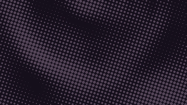 Dark Purple Halftone Dot Pattern Texture with Abstract Gradient Background
