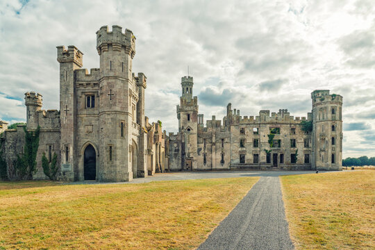 A gravel path leads to Ducketts Grove castle