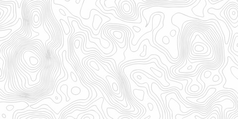 Black and white lines seamless Topographic map patterns, topography line map. Vintage outdoors style. The stylized height of the topographic map contour in lines and contours isolated on transparent. © armans
