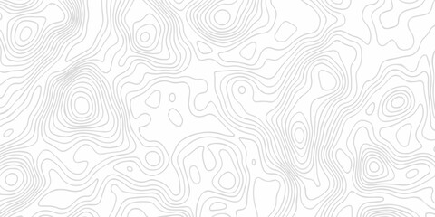 Black and white lines seamless Topographic map patterns, topography line map. Vintage outdoors style. The stylized height of the topographic map contour in lines and contours isolated on transparent. © armans