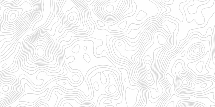 Black and white lines seamless Topographic map patterns, topography line map. Vintage outdoors style. The stylized height of the topographic map contour in lines and contours isolated on transparent.