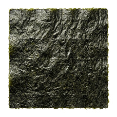 Crispy nori seaweed sheet on a transparent background © OpaDesign