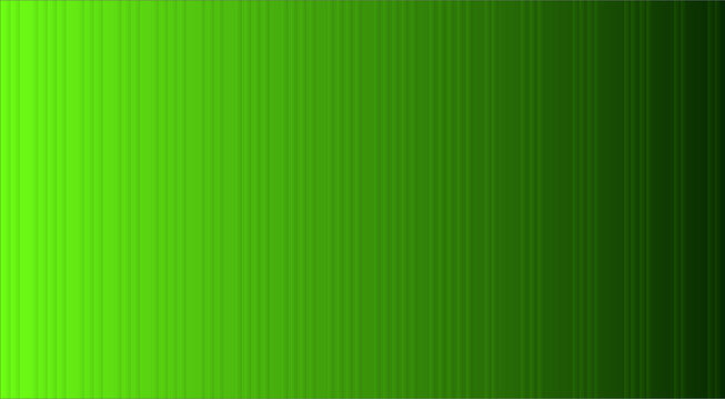 Vibrant green gradient background, minimalist vertical stripes pattern, lime and forest green abstract texture for web design and presentations
