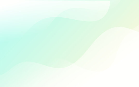Soft Mint Green Abstract Background with Elegant Flowing Waves and Minimalist Gradient Texture
