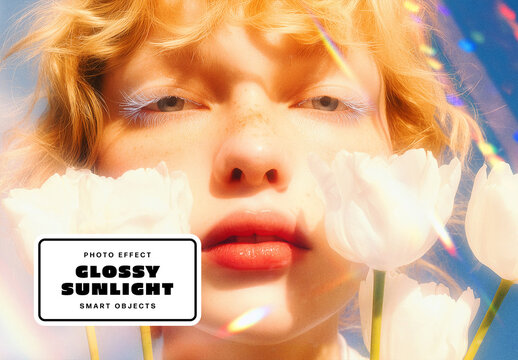 Glossy Sunlight Photo Effect