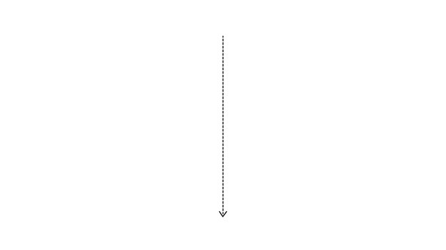 right arrow direction icon with dotted line animation on white background. dot arrows icon sign animated with alpha channel. Black straight black arrows motion animation.