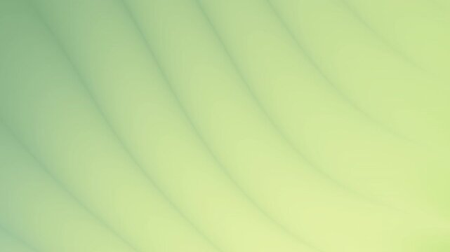 Abstract soft sage green fluid wave gradient background with diagonal shadow lines