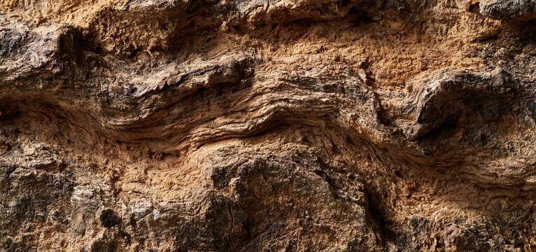 Detailed view of natural wood bark featuring complex textures and warm, earthy colors ideal for sustainable-themed designs.