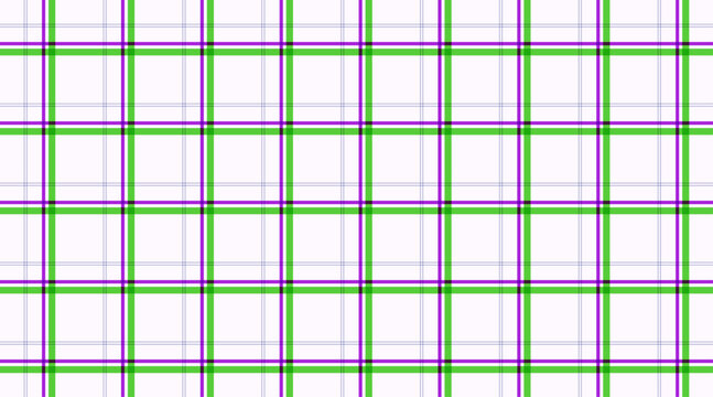 Green and Purple Plaid Grid Seamless Geometric Line Pattern Background for Textile and Graphic Design