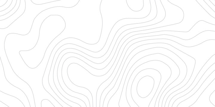 Dark Topographic Contour Lines Background with Terrain Elevation Map and Geographic Path