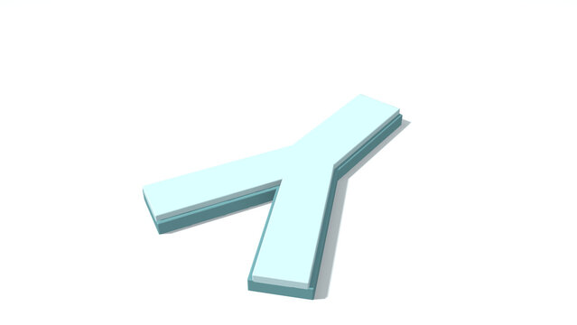 Y-junction symbol set with path options, decision making and direction for signage