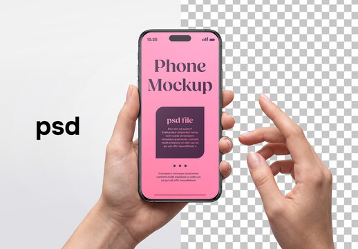 Smartphone mockup