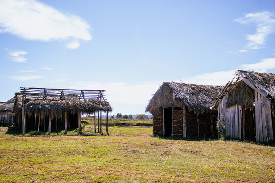 Traditional Mud and Thatched-Roof Roadside Hotels in Uasin Gishu County, Kenya