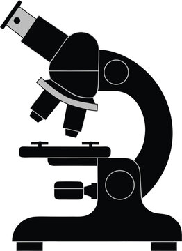 microscope vector illustration