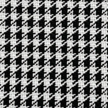 Black and white houndstooth pattern.