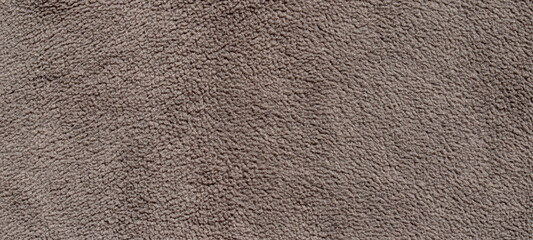 Soft brown fleece fabric material background © agrus