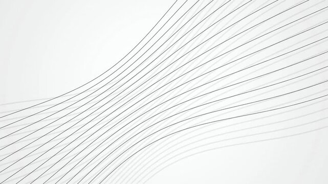 Minimal curved line pattern flowing seamless loop