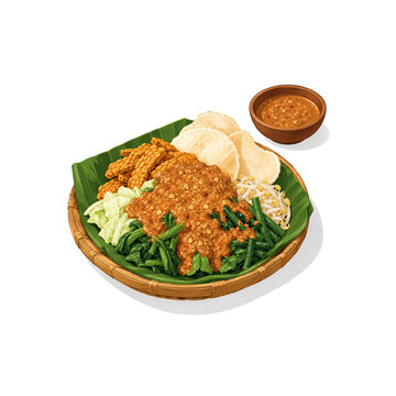Pecel. 
Sederhana, tapi selalu bikin rindu. 