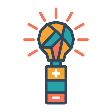 Smart Grid Energy Icon for Power AI