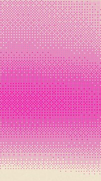 Vertical dither gradient pixel texture pink ink 4K seamless loop video