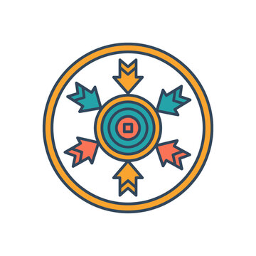 Threat Simulation Icon for Cyber Defense