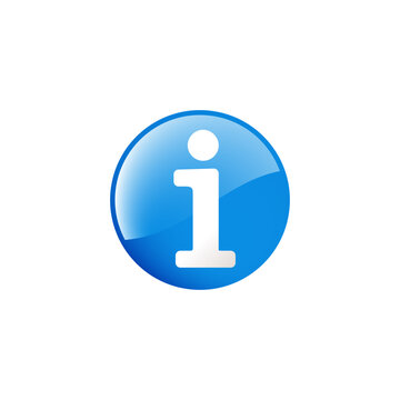 Blue Circle Information Icon,ideal for user interface design, help sections, or digital signage representing information and guidance.
