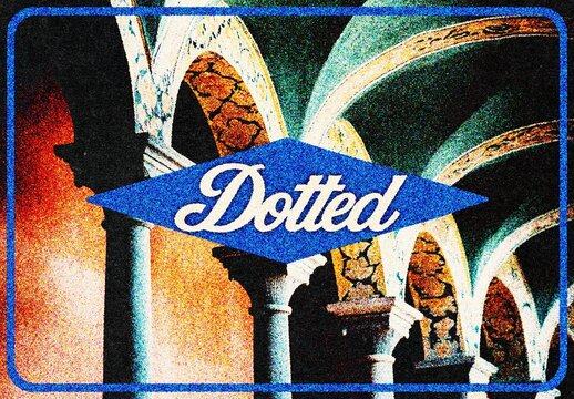 Hard Dotted Photo Effect