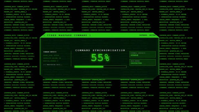 Nuclear Grid Meltdown Red Defense Breach Evacuation Alert Animation.