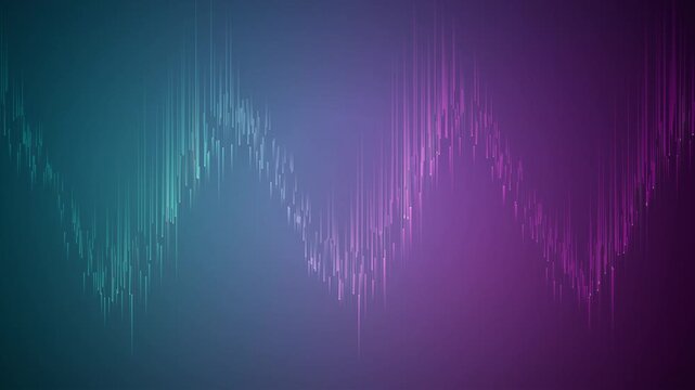 Elegant Aurora Gradient Background With Vertical Pixel Sorting Glitch Animation