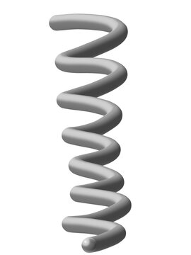3d render of a spiral staircase