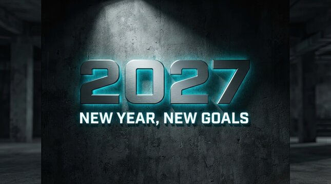 2027 New Year Goals Corporate Background