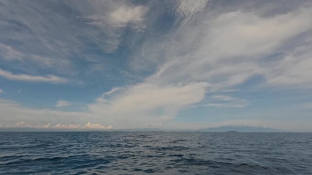 Vast Ocean View Under a Cloudy Sky