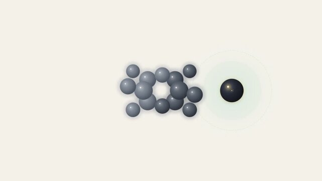 Minimal geometric motion graphic representing social pressure transforming into personal space and solitude, suitable for introvert awareness, mental.