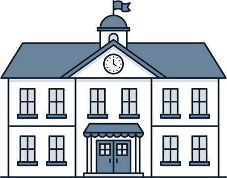 Church Icon Set Vector Illustration Collection for Religious Buildings, Architecture, Houses, Homes, Roofs, Doors, Windows, and Construction Symbols Design