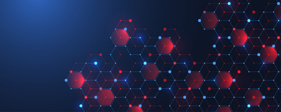 Abstract digital blockchain cube blocks concept. 3D big data cubes quantum computer technology idea. Artificial intelligence data core cubes design element