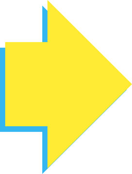 Minimalist Abstract Arrow Point Direction Shape Icon Illustration Vector