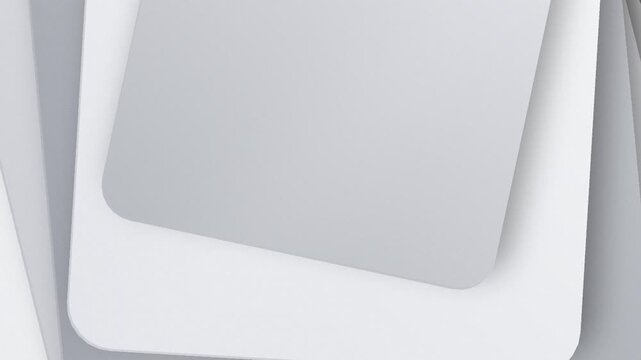 Sfondo di carte a cascata bianco e grigio in loop continuo