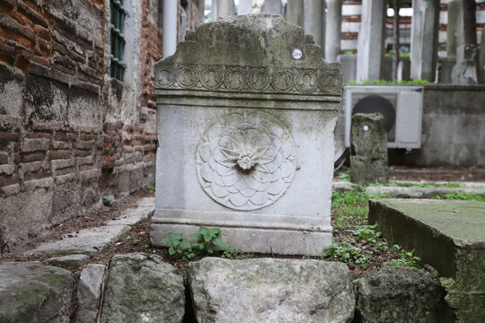 Historic gravestones from the Ottoman period 