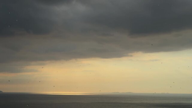 A magical sunset over the Gulf of Thailand in Pattaya.