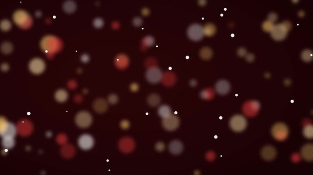 Sfondo glitter rosso e oro in loop continuo