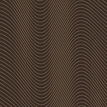 Sfondo astratto di linee fluide oro in loop continuo