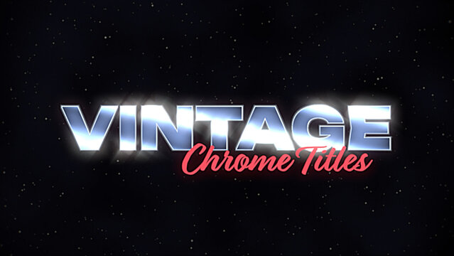 Vintage Chrome Titles