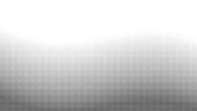 Halftone dots gradient wave, abstract monochrome half tone dot texture, halftone pattern background, halftone screen effect, halftone vector overlay