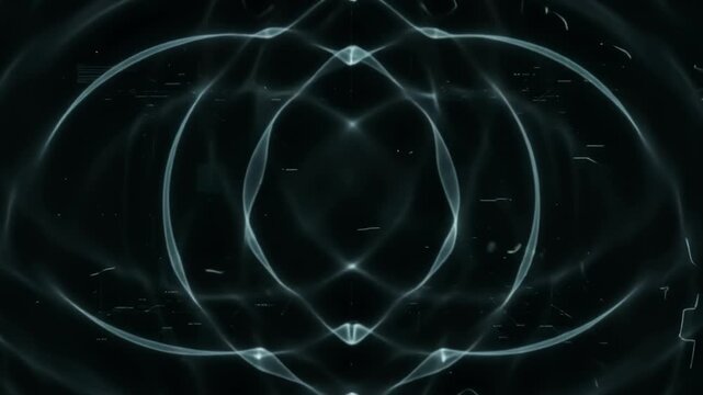 Concentric circular ripples spread across a dark liquid surface in a minimalist abstract composition under low light, seamless looping video overlay.
