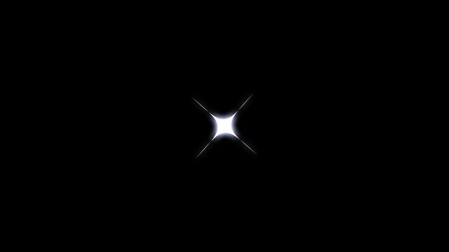 Fairy glitter sparkle blinking Particles, star sparkle vector doodles, dazzling glowing stars, Starlight twinkling Stars effect, white shining dust light, effect on transparent on black screen. 4k