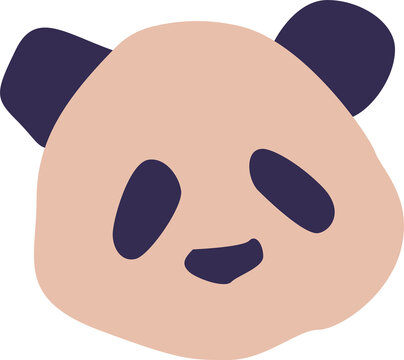 Panda face.