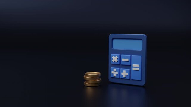 International accounting day, observed on November 10th, celebrates the important role of accountants in the global economy. Business, finance, and economy. Template for background. 3d animation
